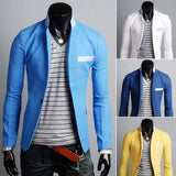 Single Button Leisure Blazers Men Suit