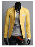 Single Button Leisure Blazers Men Suit