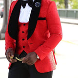 Blazer Suits - Shawl Lapel Wedding Best Man