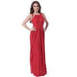 High Quality Women Open Bandage Back Maxi Dress