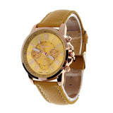 Leather Quartz Wrist watches for  Female