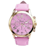 Leather Quartz Wrist watches for  Female
