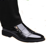 NPEZKGC Fashion Oxford Shoes Genuine Leather