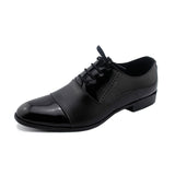 Autumn Fashion Men Shoes Patent Leather