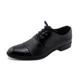 Autumn Fashion Men Shoes Patent Leather