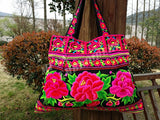 Bag - cotton cloth embroidered  handbags