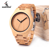 Unisex Bamboo Watch Men Quartz Watches