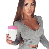 Two Piece Set Women Tracksuit With Hat crop top
