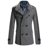 Men's Trench Jacket Suit 2017