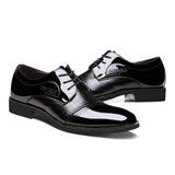 Pointed Toe Leather Shoes - Business / Wedding